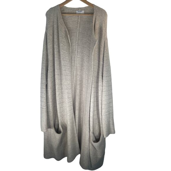 Old Navy Relaxed Cardi-Coat • Oatmeal • Size 4X - Picture 1 of 9